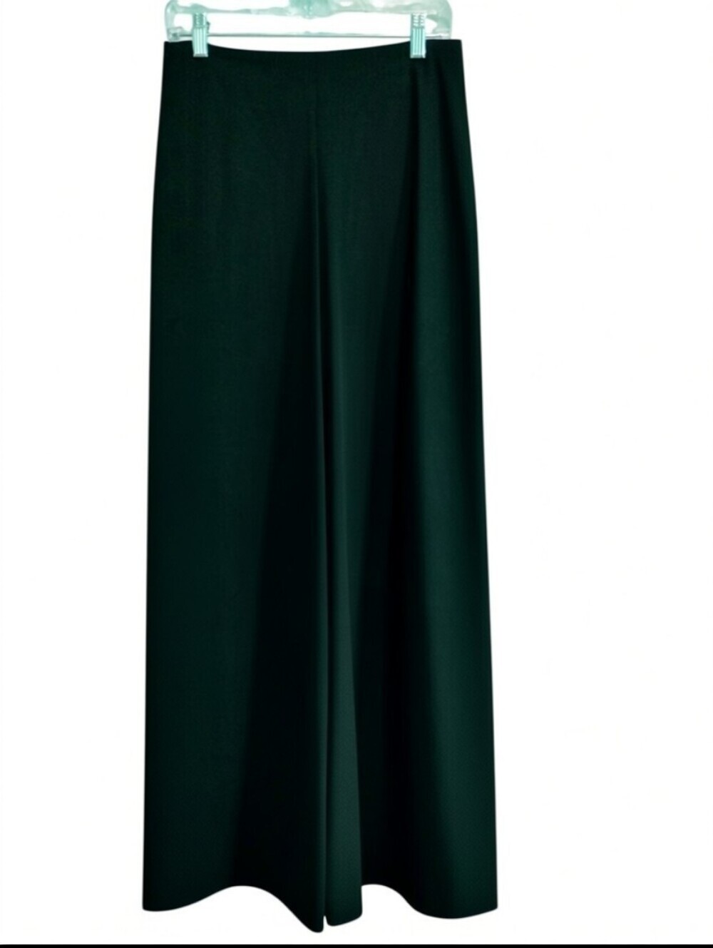 Worthington Black Wide Leg Dress Pants High Rise Pleated Size 12 - Picture 3 of 6
